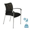 3700339877874-Chaise JULIA - avec accoudoirs - assise et dossier noir--0