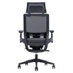 3700339893904-Fauteuil de bureau WALLACE - accoudoirs réglables - appui-tête réglable - noir--5