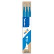 4902505584220-Pilot Frixion Ball - 3 Recharges pour rollers effaçables - 0,7 mm - bleu ciel--0