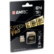 3126170146755-Emtec SpeedIN' PRO - carte mémoire 64 Go - Class 10 - micro SDXC - UHS-I U3--1