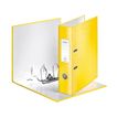 4002432120406-Leitz WOW - Classeur à levier 180° - Dos 80 mm - A4 - pour 600 feuilles - Carton pelliculé - jaune--1