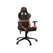 4715302440459-Fauteuil gamer Armor One - accoudoirs réglables - appui-tête intégré - noir et orange--4