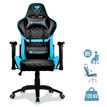 4715302442903-Fauteuil gamer ARMOR One - accoudoirs réglables - appui-tête intégré - noir et bleu--0