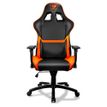 4715302448721-Fauteuil gamer ARMOR - accoudoirs réglables - Noir et orange--1