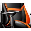 4715302448721-Fauteuil gamer ARMOR - accoudoirs réglables - Noir et orange--8