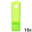 9002493014961-Exacompta Ecomag Linicolor - 10 Porte-revues vert pomme translucide--0