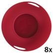 9002493032156-Exacompta Ecobin - 8 Corbeilles à papier 15L - rouge carmin--0