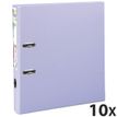 3130631531073-Exacompta Prem'Touch - 10 Classeurs à levier - Dos 50 mm - A4 Maxi - pour 400 feuilles - lilas--0