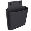 3660141280203-Corbeille murale XL - H 38,5 x L 40 x P 11,5 cm - noir--0