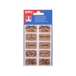 3270241026795-Apli Agipa - 20 Étiquettes cadeau plaisir d'offrir - kraft - 20 x 32 mm--0