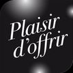 3664233003268-Logistipack - Etiquette cadeaux Plaisir d'offrir noir - 33 mm--0