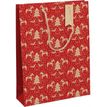 5033601524021-Clairefontaine Eurowrap - Sac cadeau - 26,5 cm x 14 cm x 33 cm - dalécarlie rouge--0