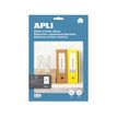 8410782129202-Apli Agipa - 40 Étiquettes adhésives blanches multi-usages - 190 x 61 mm - coins arrondis - réf 1292--0