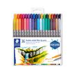 4007817188576-STAEDTLER - 36 Feutres de coloriage - double pointe fine--0