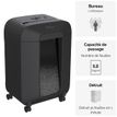 043859764808-Fellowes Powershred LX85 - destructeur de documents coupe croisée - 12 feuilles - Corbeille 19 litres - séc--2