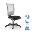 3660916001309-Fauteuil de bureau KILIMA - accoudoirs en option* - gris--0