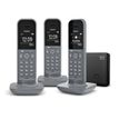 4250366857862-Gigaset CL390A Trio - téléphone sans fil avec répondeur + 2 combinés supplémentaires - gris--0