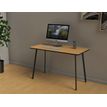 3660141256499-Bureau home office HOPM - 114 x 60 cm - pied noir et plateau hêtre--0