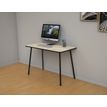 3660141256505-Bureau home office HOPM - 114 x 60 cm - pied noir et plateau chêne--0