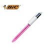 3086123310391-BIC 4 Couleurs Shine - Stylo à bille 4 couleurs - corps rose--0