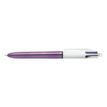 3086123310407-BIC 4 Couleurs Shine - Stylo à bille 4 couleurs - corps violet--2