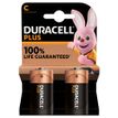 5000394141827-DURACELL 100% Plus -2 piles alcalines - C LR14--0