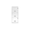 3219090950745-Classeur 3 tiroirs pour dossiers suspendus - 95,7 x 40 x 40 cm - blanc--0