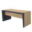 3483601088443-Bureau manager ARCADE - 165 cm - chêne/anthracite--0