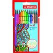 4006381483834-STABILO Pen 68 - 12 Feutres pointe moyenne - couleurs assorties--0