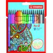 4006381483858-STABILO Pen 68 - 18 Feutres pointe moyenne - couleurs assorties--0