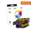 3700654296749-Cartouche compatible Brother LC123 - pack de 4 - noir, jaune, cyan, magenta - Switch --0