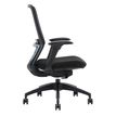 3701338802416-Fauteuil de bureau POLAR - accoudoirs réglables - appuie-tête en option - noir--1