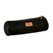 3173748246225-Trousse Velvet ronde velours - 1 compartiment - noir - Carpentras--0