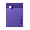 3147280095214-Agenda personnalisable Oxford Creation Zip - 1 jour par page - 12 x 18 cm - fond mauve - Hamelin--0