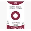 3130631107032-Exacompta - Pack de 100 Fiches Bristol non perforées - 12,5 x 20 cm -  dots - blanc--0