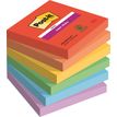 4054596924437-Post-it - 6 Blocs notes de 90 feuilles Super Sticky Playful - couleurs assorties - 76 x 76 mm--0