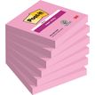 4054596926189-Post-it - 6 Blocs notes de 90 feuilles Super Sticky - rose tropical - 76 x 76 mm--0