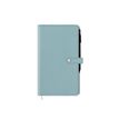 3664447129419-Agenda de poche spiralé Lady Kent - 1 semaine sur 2 pages - 9,5 x 17,5 cm - bleu gris - Oberthur--0