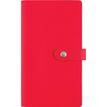 3664447129426-Agenda de poche spiralé Lady Kent - 1 semaine sur 2 pages - 9,5 x 17,5 cm - rouge - Oberthur--0