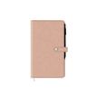 3664447129433-Agenda de poche spiralé Lady Kent - 1 semaine sur 2 pages - 9,5 x 17,5 cm - nude - Oberthur--0