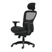 8033540636639-Fauteuil de bureau ATHOS - accoudoirs réglables - appuie-tête réglable - noir--1