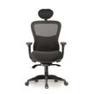 8033540636639-Fauteuil de bureau ATHOS - accoudoirs réglables - appuie-tête réglable - noir--3