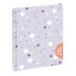 3660942079969-Cahier de textes spiralé Elsa - 17 x 22 cm - étoiles - Exacompta--0