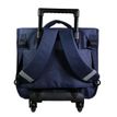 3666311012162-Cartable à roulettes Cybel 38 cm - 2 compartiments - bleu - Bagtrotter--2