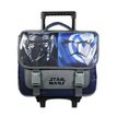 3666311011028-Cartable à roulettes Star Wars 38 cm - 2 compartiments - gris - Bagtrotter--0