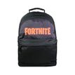 3666311008530-Sac à dos Fortnite - 2 compartiments - noir/orange - Bagtrotter--0