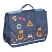 3661507113418-Cartable Poids Plume Vroum - 38 cm - 2 compartiments - bleu marine - Kid'Abord--0