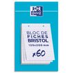 3020120196275-Oxford - Pack de 60 Fiches Bristol - 12,5 x 20 cm - petits carreaux - perforées - blanc--0