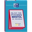 3020120196343-Oxford - Pack de 30 Fiches Bristol - A6 - petits carreaux - non perforées - disponible en 4 couleurs--1