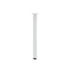 3483600955180-Pied carré pour retour de bureau CONNEXION - L4 x H71,5 x P4 - Blanc--0